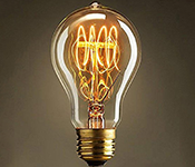 Vintage screw light bulb Edison Lamp 40W 220V KINGSO
