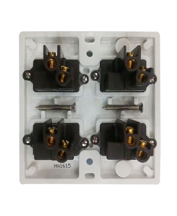 MK 4 Gang 1 Way Switch, Monobolic