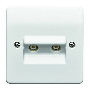 MK TV Socket Double, Modular G 3522