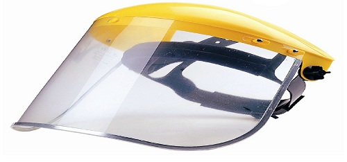 Face Shield with Helmet